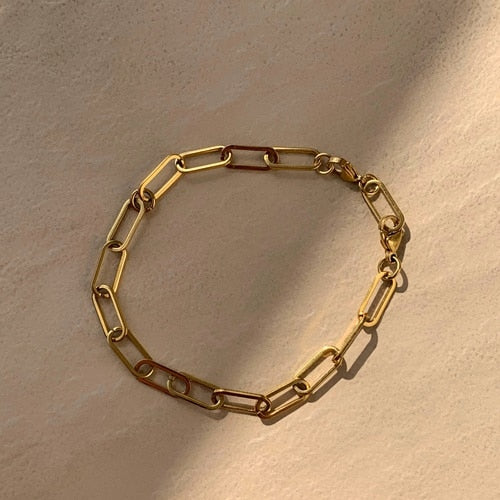 Paperclip bracelet/anklet - luisajewellery